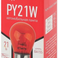 ЭРА Автолампа PY21W 12V BAU15S (лампа для указателей поворота и аварийной сигнализации)