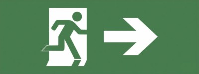 Самоклеящаяся этикетка ЭРА INFO-DBA-002 200х60мм “Фигура/стрелка вправо” DPA/DBA