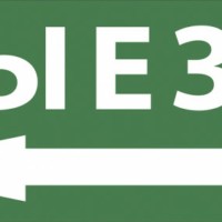 Самоклеящаяся этикетка ЭРА INFO-SSA-112 350х130мм “Выезд/стрелка налево” SSA-101