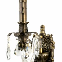 Бра светильник Rivoli Marlene 1021-401 настенный 1 х Е14 40 Вт хрусталь классика