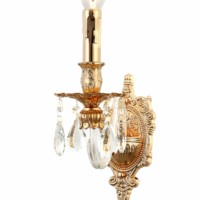 Бра светильник Rivoli Melanie 1020-401 настенный 1 х Е14 40 Вт хрусталь классика