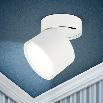 OL12 GX53 SWH Подсветка накладной под лампу GX53 алюминий цвет белый