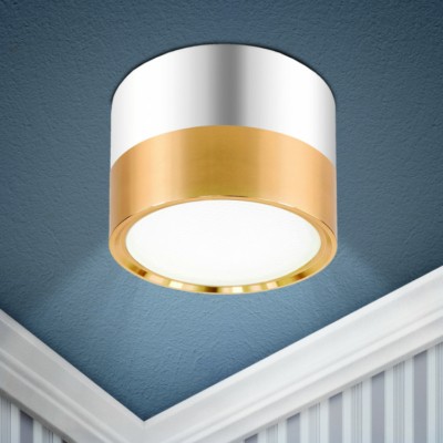 OL7 GX53 GD/CH Подсветка накладной под лампу GX53 алюминий цвет золото+хром