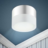 OL7 GX53WH/CH Подсветка накладной под лампу GX53 алюминий цвет белый+хром