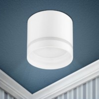 OL9 GX53WH/WH Подсветка накладной под лампу GX53 алюминий цвет белый+белый