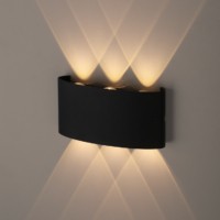 WL12 BK Подсветка ЭРА Декоративная подсветка светодиодная ЭРА 6*1Вт IP 54 черный