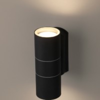 WL28 BK Подсветка ЭРА Декоративная подсветка 2*GU10 MAX35W IP54 черный