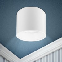 Светильник настенно-потолочный спот OL8 GX53WH под лампу GX53 алюминий цвет белый