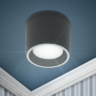 Светильник настенно-потолочный спотВтL40 BK GX53 черный IP54