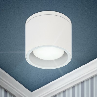 Светильник настенно-потолочный спотВтL40WH GX53 белый IP54