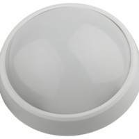 Светильник светодиодный ЖКХ SPB-1-08-MWS (W) IP54 8Вт 640Лм 4000К D180 КРУГ с регулируемым датчиком движения