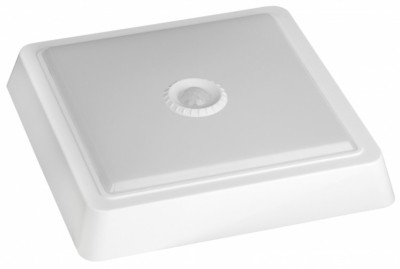 Светильник светодиодный ЖКХ SPB-4-05-4K-MWS IP20 5Вт 400Лм 4000К 140мм КВАДРАТ с датчиком движения