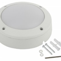 Светильник светодиодный ЖКХ SPB-7-12-R антивандальный IP65 12Вт 1140Лм 5000К D145 КРУГ