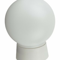 Светильник ЭРА НБП 01-60-004 c прямым основанием Гранат полиэтилен IP20 E27 max 60Вт D150 шар белый