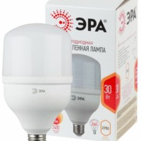 Лампа СДЛ Эра STD LED POWER T100-30W-2700-E27 E27 / Е27 30Вт колокол теплый белый свет