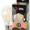 Лампа СДЛ Эра F-LED A60-13W-827-E27 Е27 / Е27 13Вт филамент груша теплый белый свет