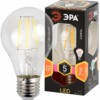 Лампа СДЛ Эра F-LED A60-5W-827-E27 Е27 / Е27 5Вт филамент груша теплый белый свет