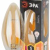 Лампа СДЛ Эра F-LED B35-5W-827-E14 gold Е14 / Е14 5Вт филамент свеча золотистая теплый белый