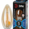Лампа СДЛ Эра F-LED B35-5W-840-E14 gold Е14 / Е14 5Вт филамент свеча золотистая нейтральный белый свет