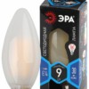 Лампа СДЛ Эра F-LED B35-9w-840-E14 frost Е14 / Е14 9Вт филамент свеча матовая нейтральный белый свет