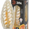 Лампа СДЛ ЭРА F-LED BTW-5Вт-827-E14 gold E14 5Вт филамент свеча витая золотая теплый белый свет