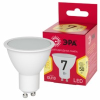 Лампа СДЛ ЭРА RED LINE ECO LED MR16-7Вт-827-GU10 GU10 7Вт софит теплый белый свет