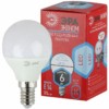 Лампа СДЛ ЭРА RED LINE ECO LED P45-6Вт-840-E14 E14 6Вт шар нейтральный белый свет
