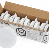 Лампа СДЛ RED LINE LED GX-8Вт-865-GX53 R 10шт/уп GX53 8Вт таблетка холодный дневной свет