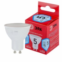 Лампа СДЛ ЭРА RED LINE LED MR16-5Вт-840-GU10 R GU10 5Вт софит нейтральный белый свет