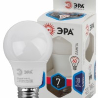 Лампа СДЛ ЭРА STD LED A60-7Вт-840-E27 E27 7Вт груша нейтральный белый свет
