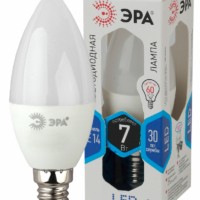 Лампа СДЛ ЭРА STD LED B35-7Вт-840-E14 E14 7Вт свеча нейтральный белый свет