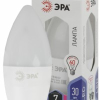 Лампа СДЛ ЭРА STD LED B35-7Вт-860-E27 E27 7Вт свеча холодный дневной свет
