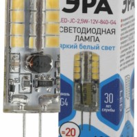Лампа СДЛ ЭРА STD LED JC-2,5Вт-12V-840-G4 G4 2,5Вт капсула нейтральный белый свет