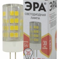 Лампа СДЛ ЭРА STD LED JC-3.5Вт-220V-CER-827-G G4 3,5Вт керамика капсула теплый белый свет