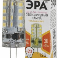 Лампа СДЛ ЭРА STD LED JC-3W-12V-827-G4 G4 3Вт капсула теплый белый свет