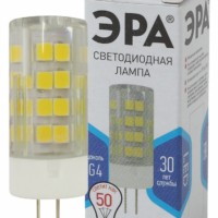 Лампа СДЛ ЭРА STD LED JC-5Вт-220V-CER-840-G4 G4 5Вт керамика капсула нейтральный белый свет