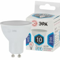 Лампа СДЛ ЭРА STD LED MR16-10Вт-840-GU10 GU10 10Вт софит нейтральный белый свет