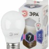 Лампа СДЛ ЭРА STD LED P45-7Вт-860-E27 E27 7Вт шар холодный дневной свет