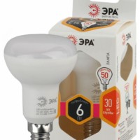 Лампа СДЛ ЭРА STD LED R50-6Вт-827-E14 E14 6Вт рефлектор теплый белый свет
