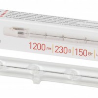 Лампочка галогенная ЭРА J118-150W-R7s-230V R7s 150Вт трубка теплый белый свет