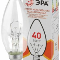 ЭРА ДС (B36) свечка 40Вт 230В E14 цв. упаковка