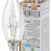 ЭРА ДС (B36) свечка 60Вт 230В Е14 в гофре