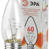 ЭРА ДС (B36) свечка 60Вт 230В E27 цв. упаковка