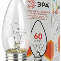 ЭРА ДС (B36) свечка 60Вт 230В E27 цв. упаковка