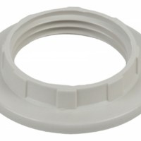 Кольцо для патрона E14 пластиковый белое Эра