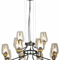 Люстра Rivoli Gera 4065-212 12 х E27 40 Вт дизайн