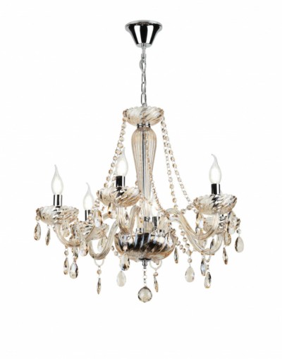 Люстра Rivoli Giocoso 1007-206 6 x E14 40 Вт хрусталь классика