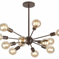 Люстра Rivoli Grethen 5083-312 12 * Е27 40 Вт лофт – кантри