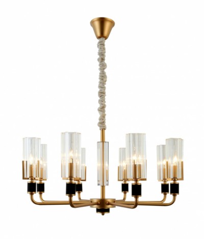 Люстра Rivoli Gunda 2009-208 8 * Е14 40 Вт хрусталь классика