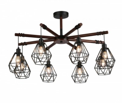 Люстра Rivoli Ianta 2051-308 8 х E14 40 Вт лофт – кантри